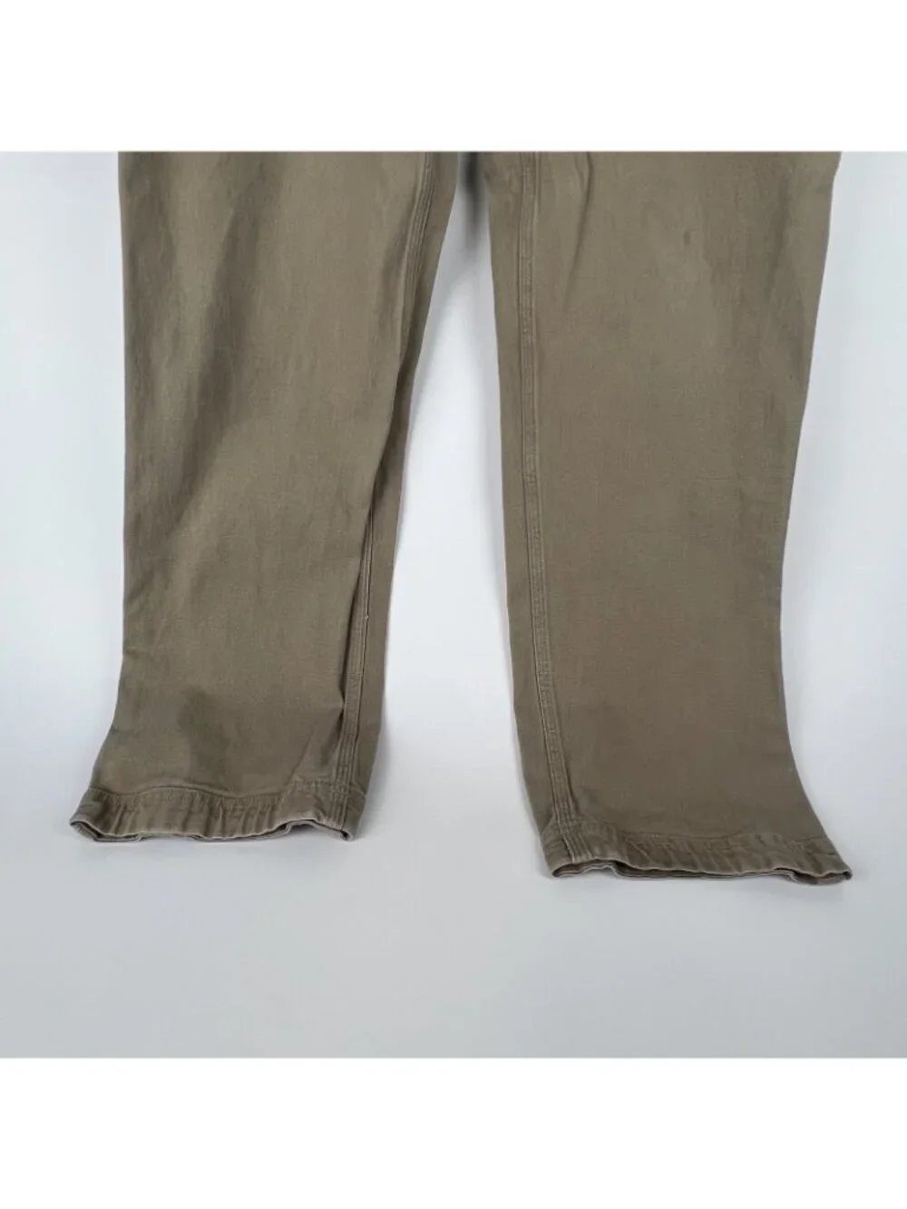Duluth Trading Co Flex Fire Hose Pants Mens 30x32 Beige Straight Leg - Picture 4 of 7